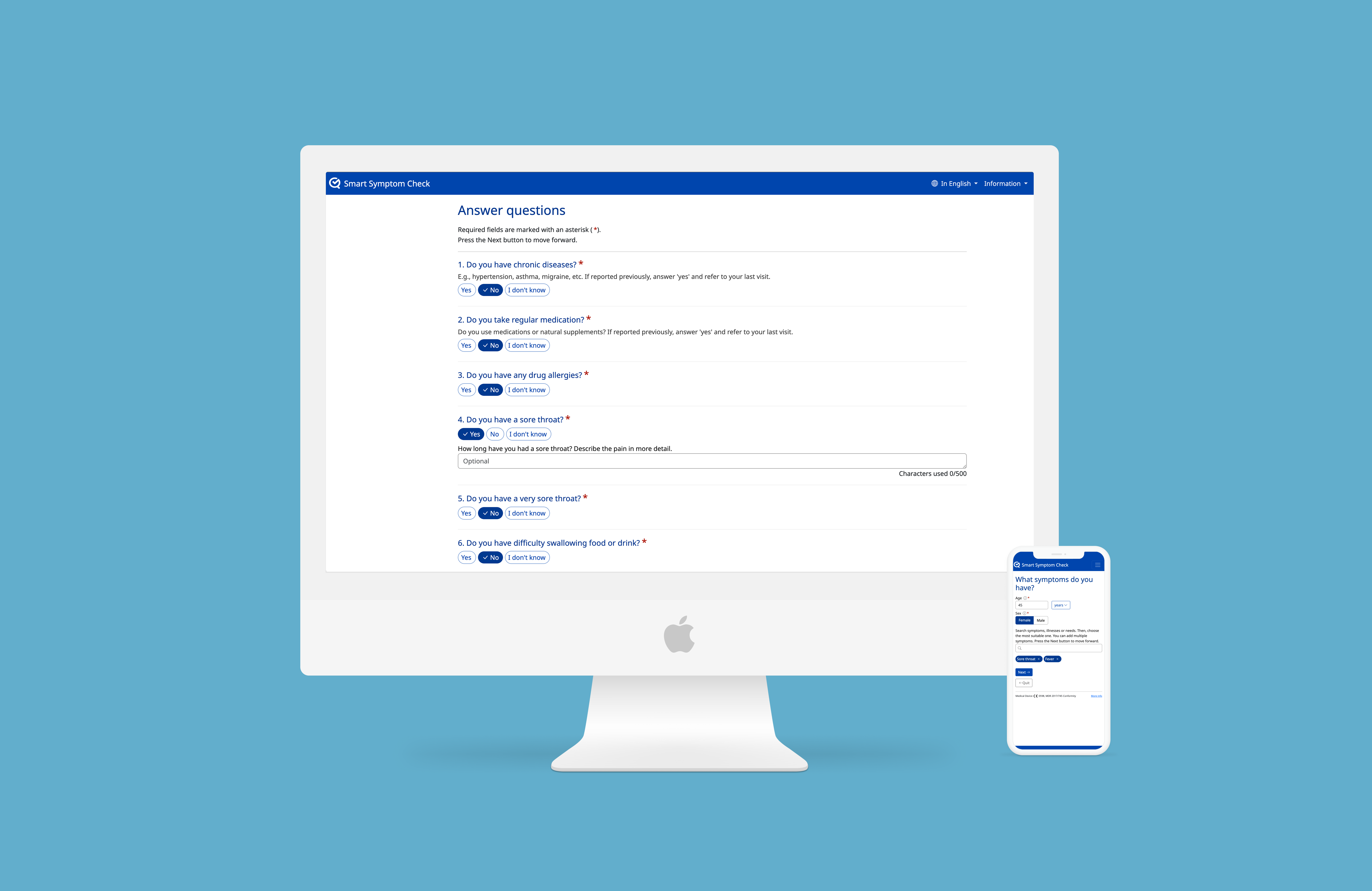 Smart Symptom Check: Strategic UX in Regulated Healthcare cover image
